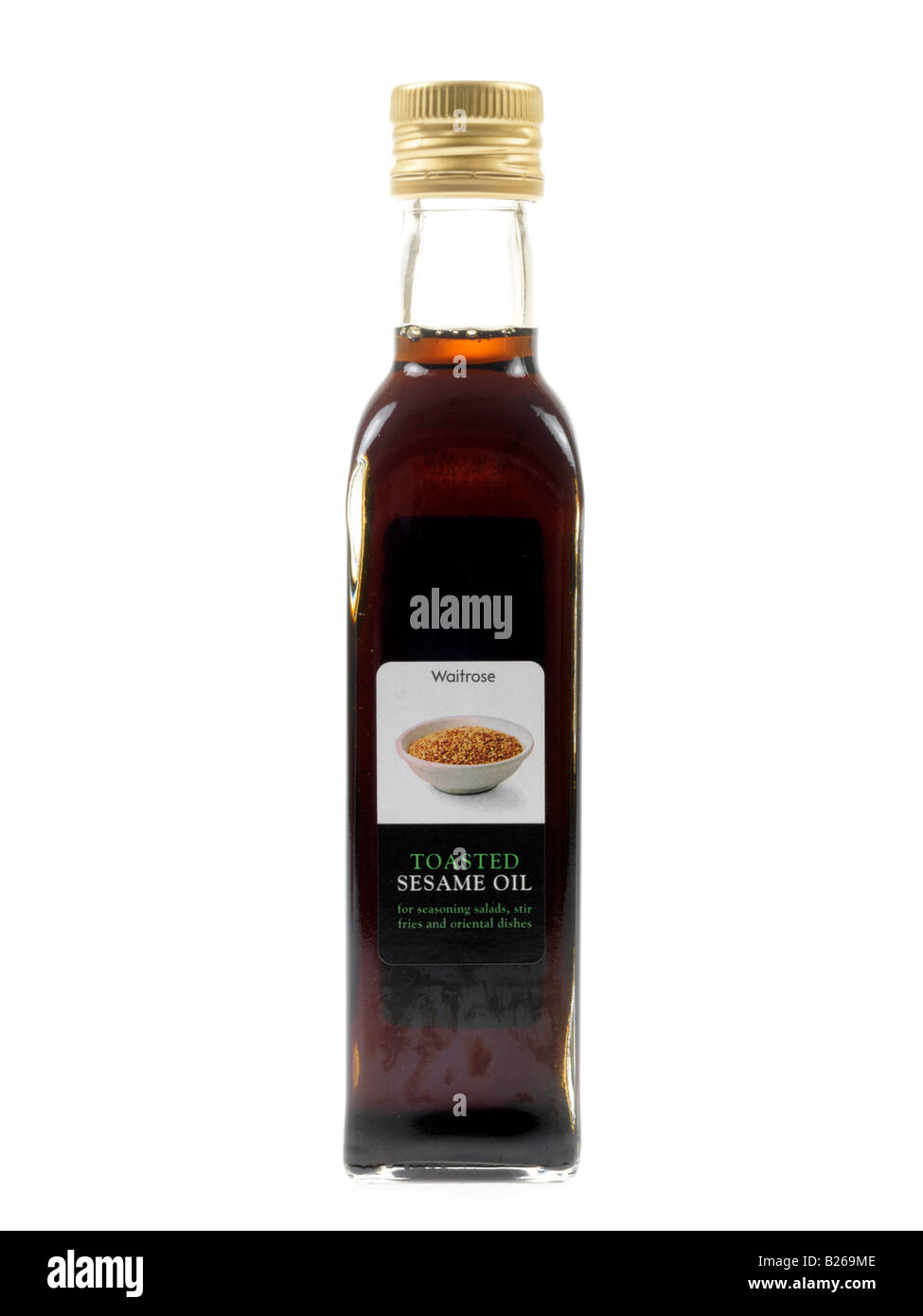 Bottles of sesame oil Cut Out Stock Images & Pictures Alamy