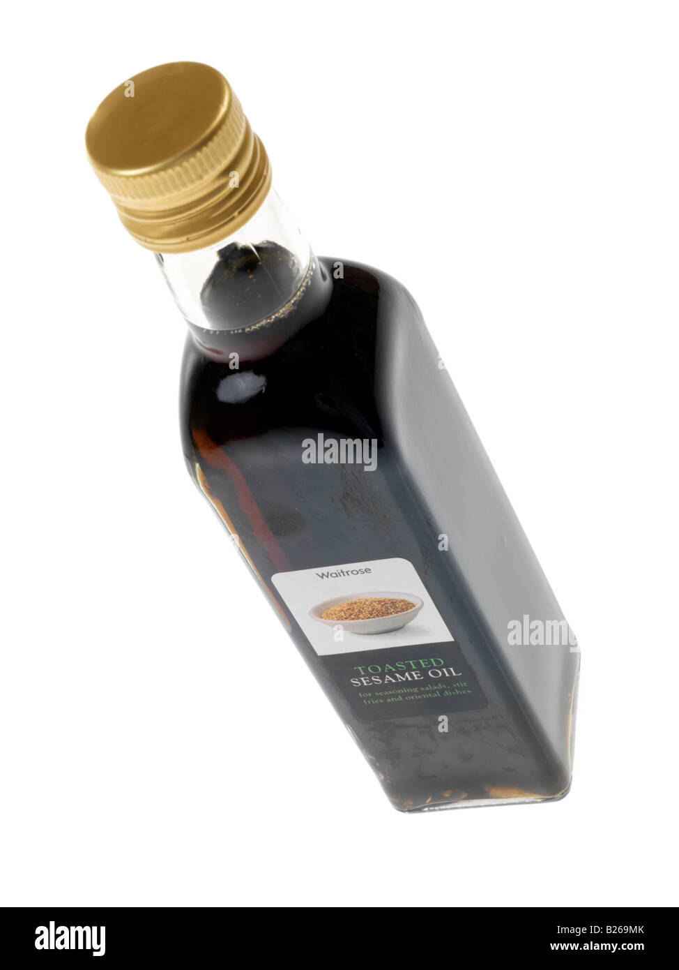 Bottles of sesame oil Cut Out Stock Images & Pictures Alamy