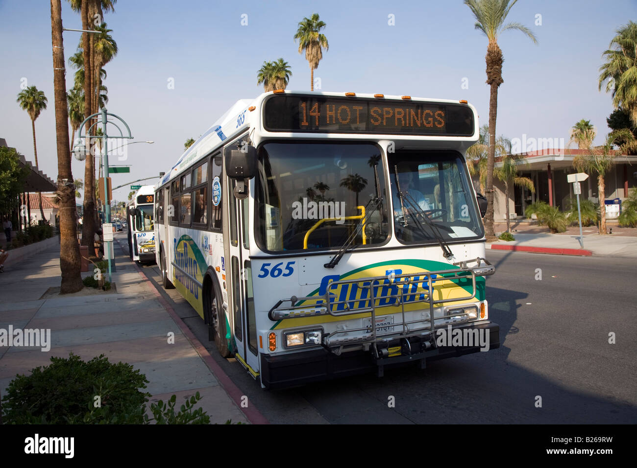 Local Bus Palm Springs California USA Stock Photo Alamy