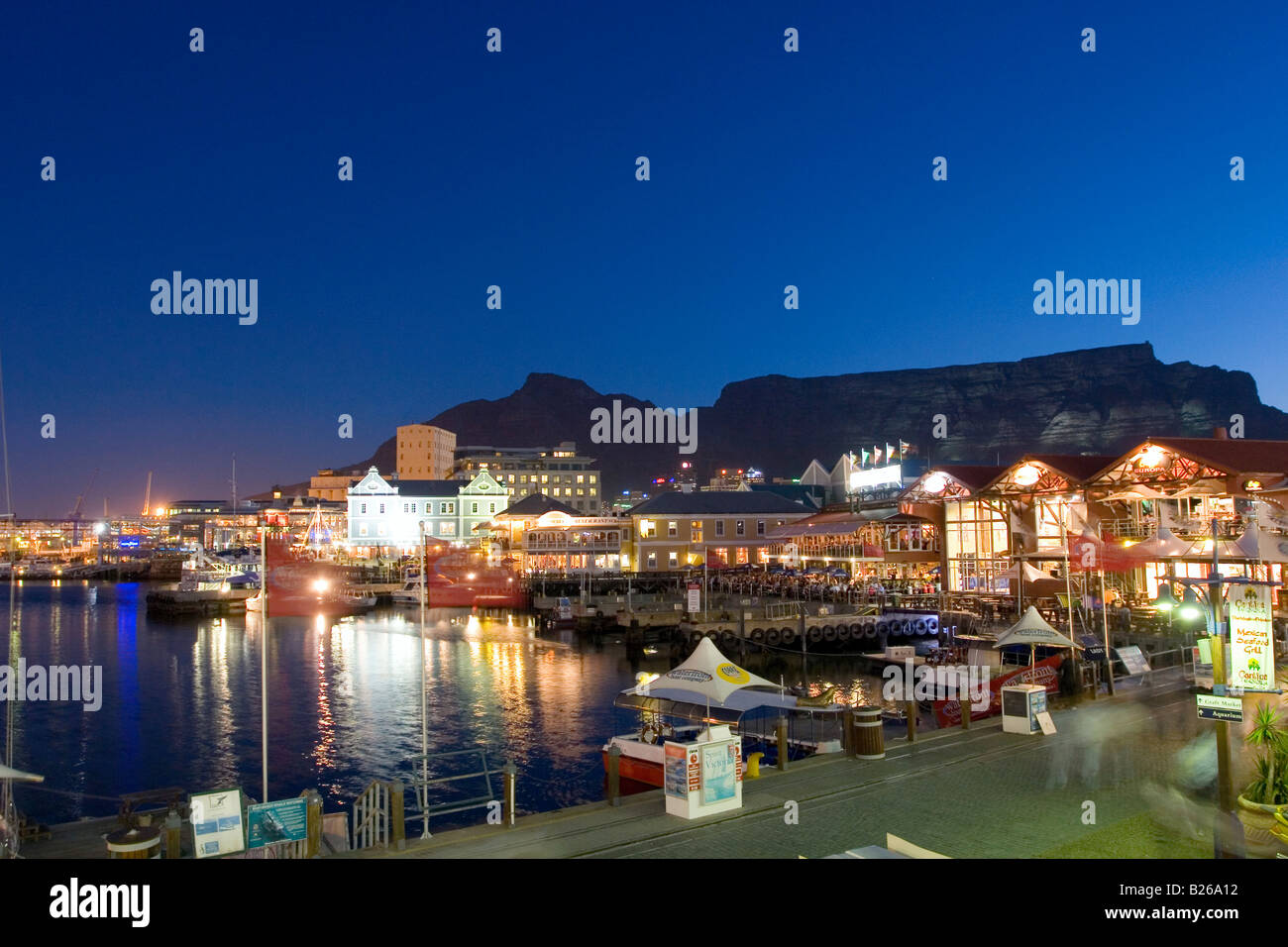 Cape Town at night, Cape Town, South Africa, Africa Stock Photo - Alamy