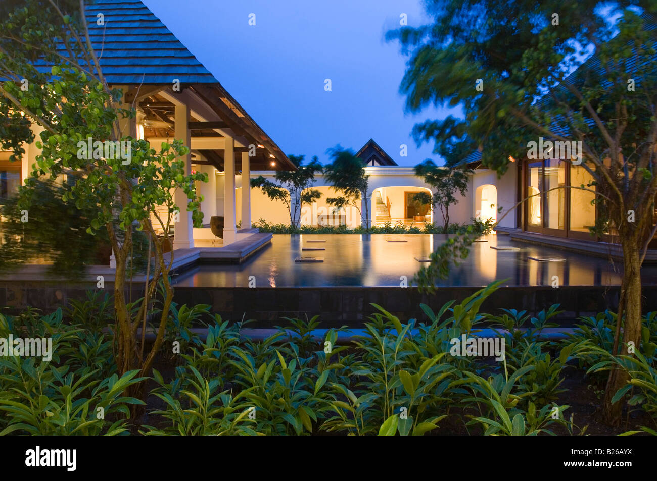 Hotel Shanti Ananda Resort and Spa, Mauritius Stock Photo - Alamy