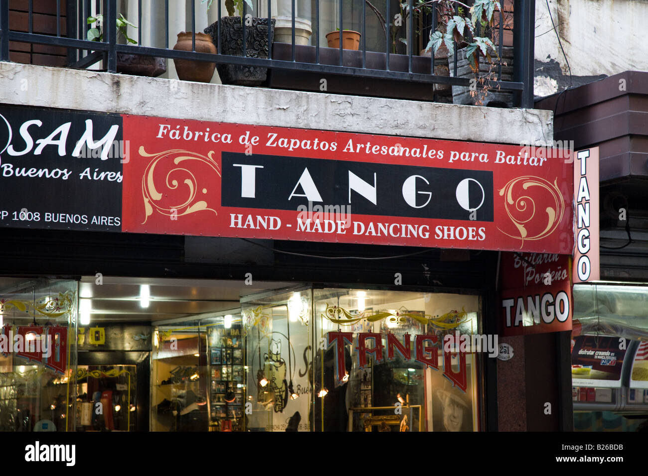 Tango Shoes Shop Buenos Aires Argentina Stock Photo Alamy