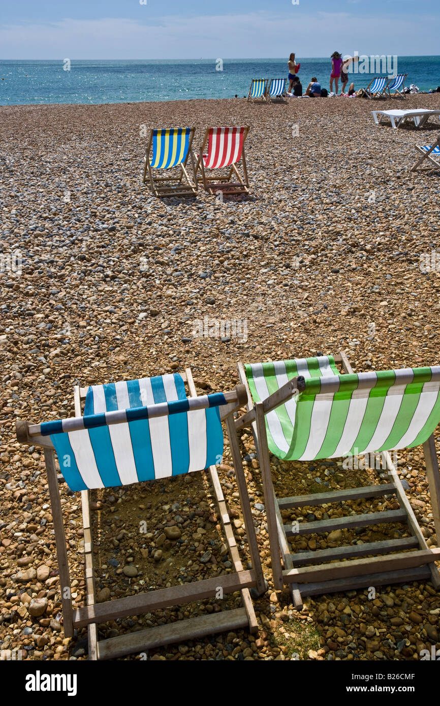 Deck Chairs Beach High Resolution Stock Photography and Images - Alamy