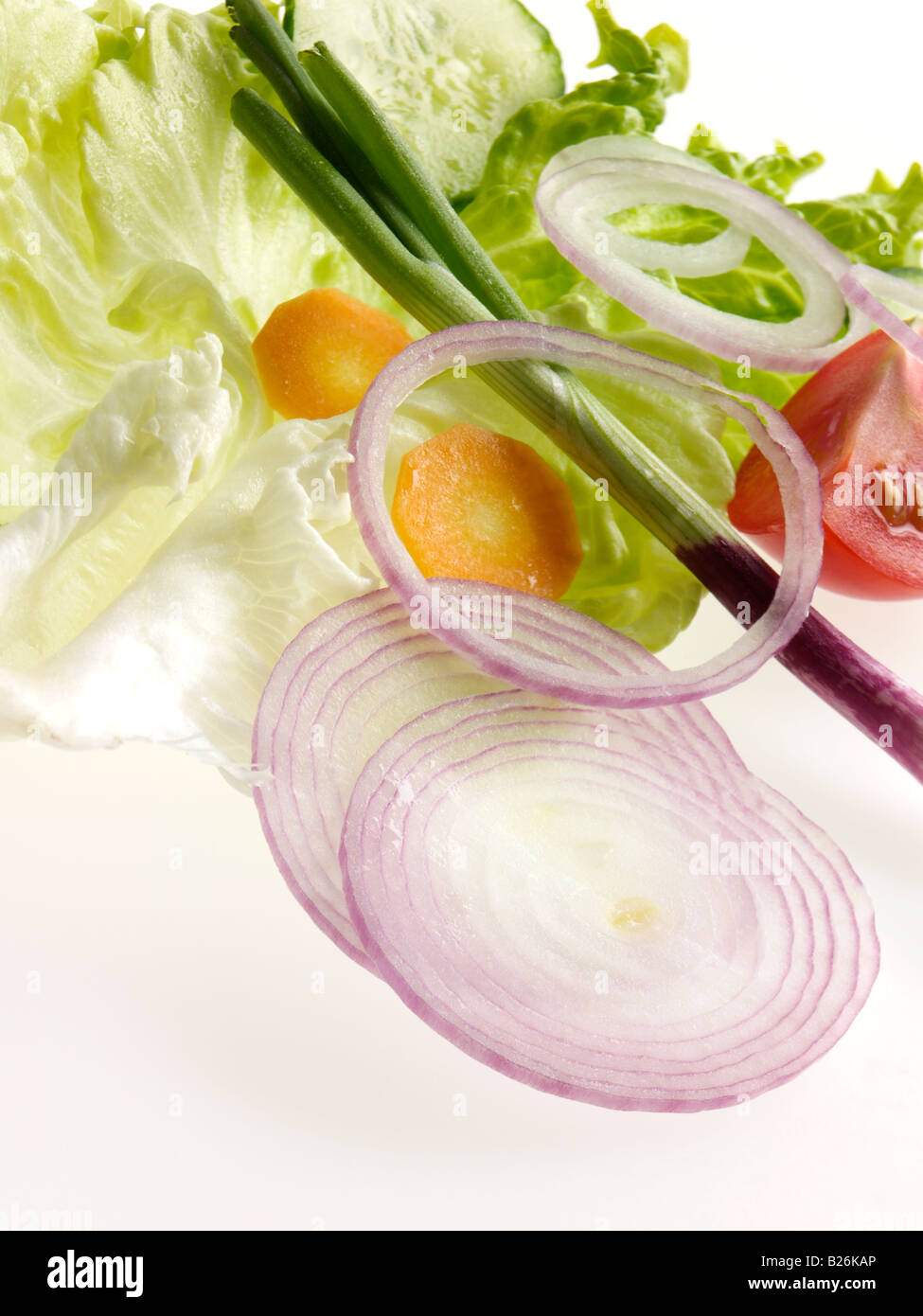 Fresh spring onions leaf Cut Out Stock Images & Pictures - Alamy