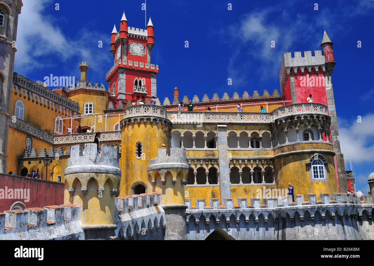 Pena National Palace Stock Photo Alamy
