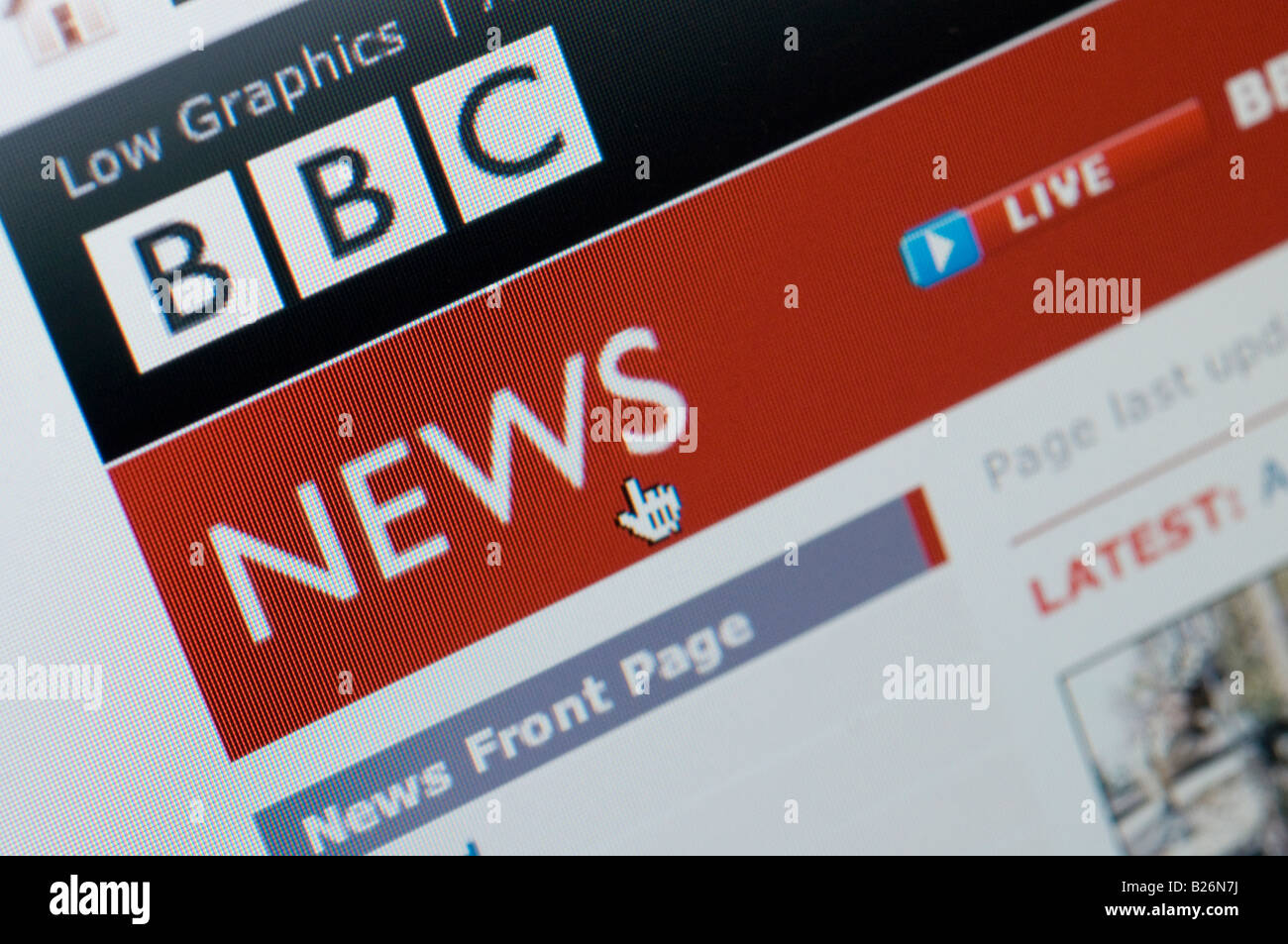 BBC News website Stock Photo - Alamy