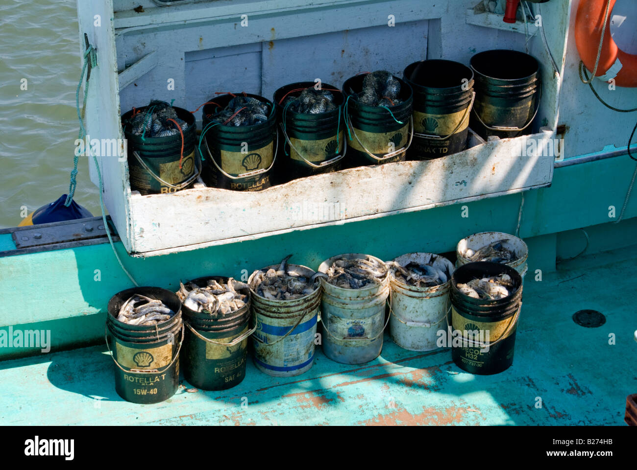 lobster fishing boat Alma New Brunswick Stock Photo Alamy