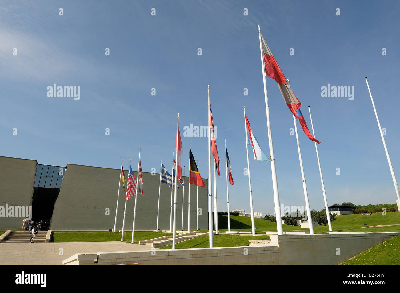 Le Memorial de Caen Caen Memorial Peace Museum Stock Photo