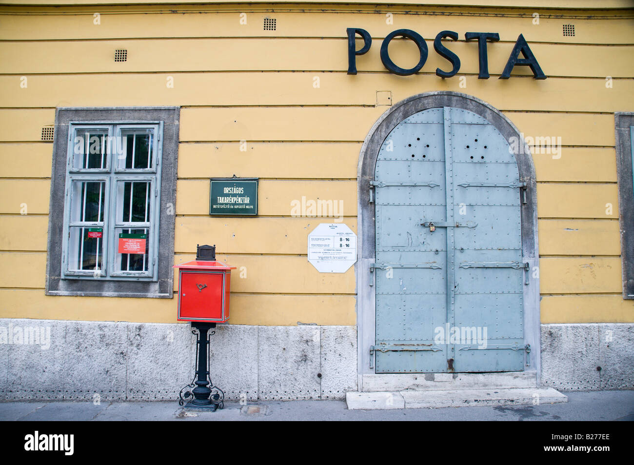 Hungarian Post Office, Castle Hill, Budapest Stock Photo Alamy