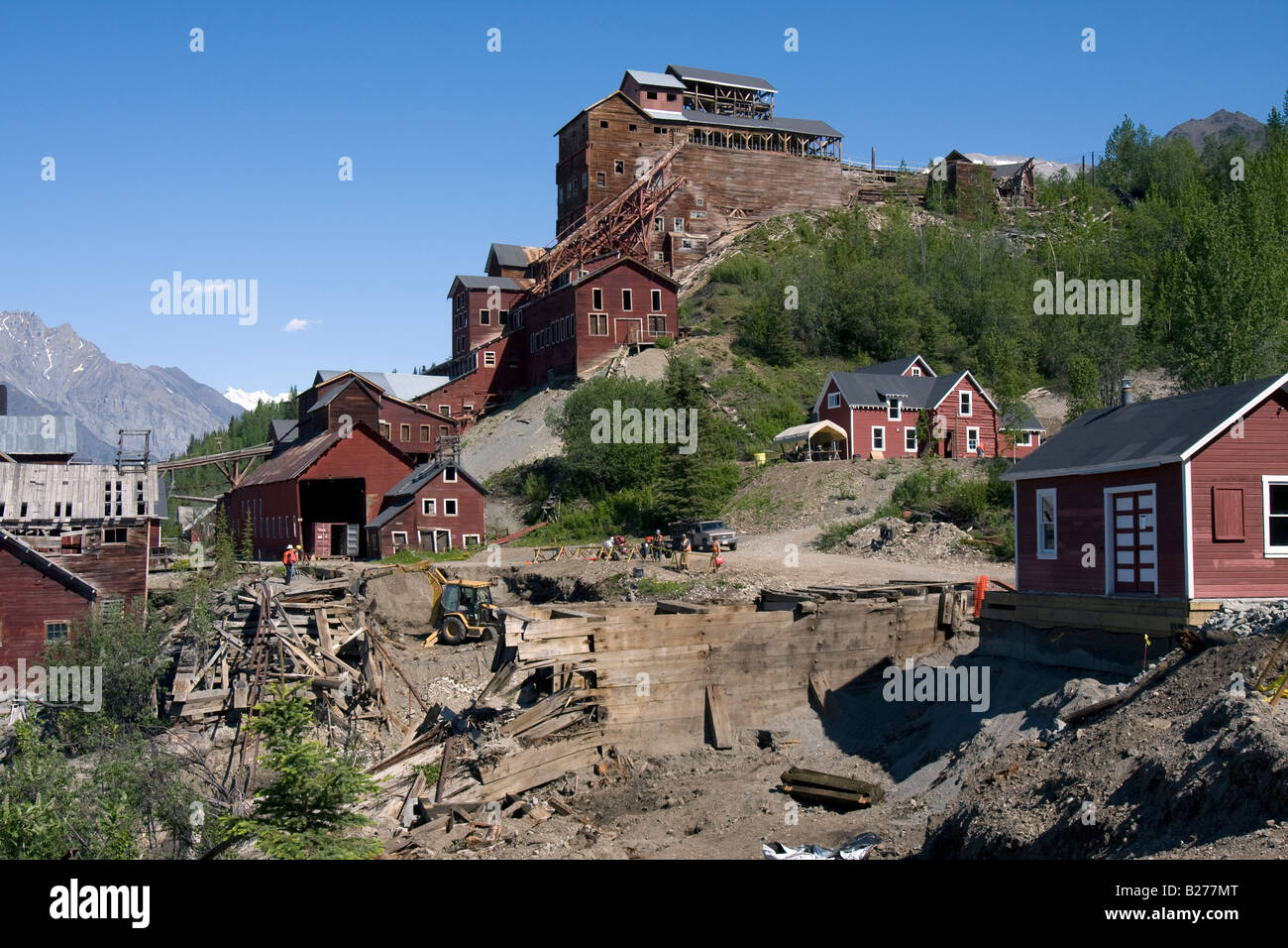 Kennecott copper Mines is an abandoned mining camp and National