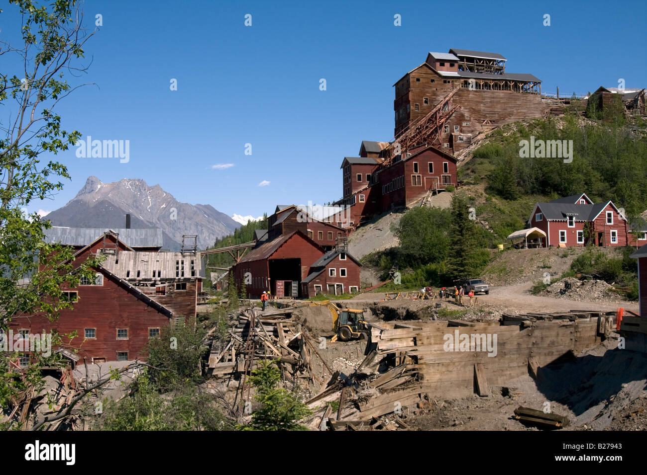 Kennecott copper Mines is an abandoned mining camp and National