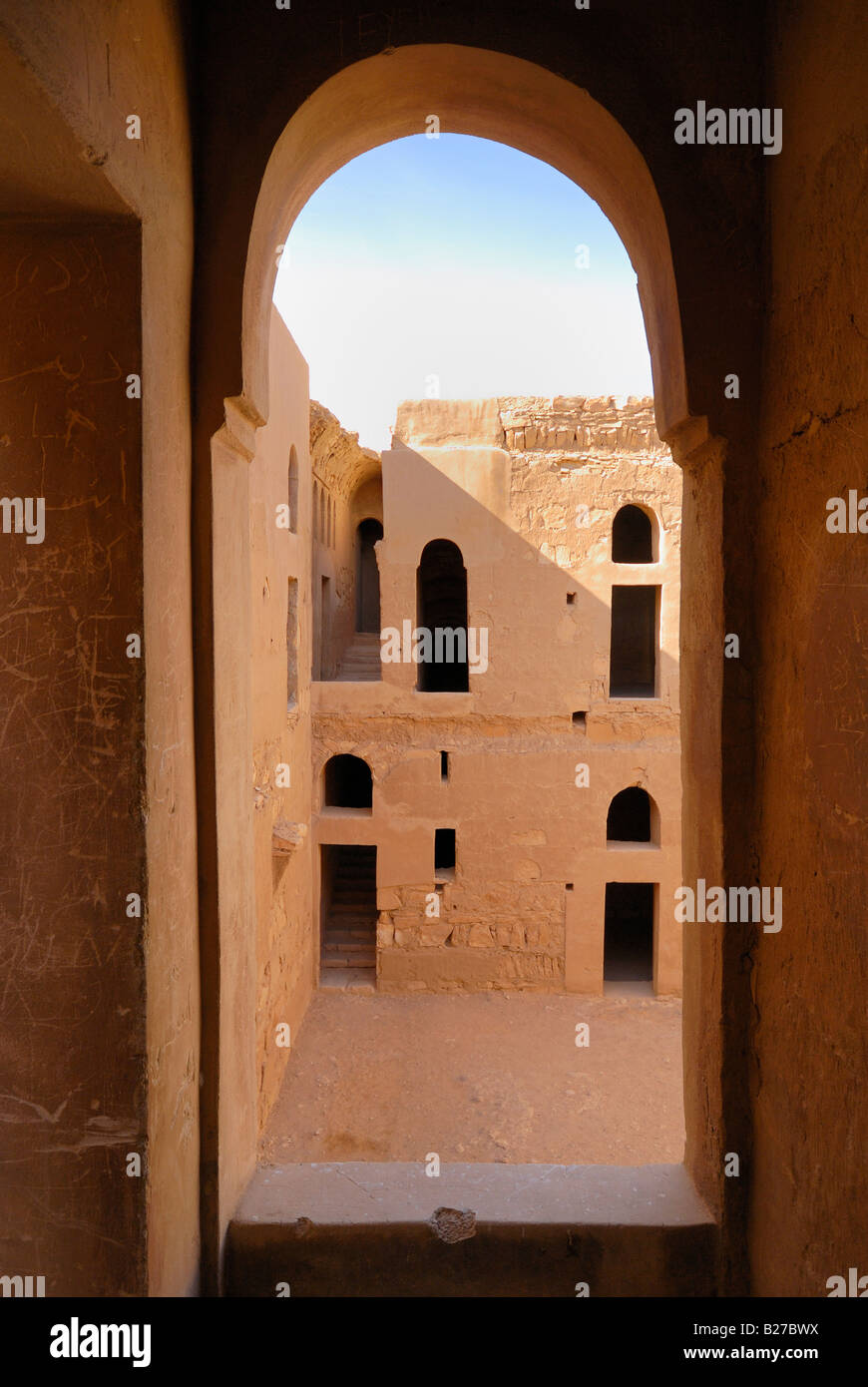 desert castle Qasr al Kharanah Jordan Arabia Stock Photo Alamy