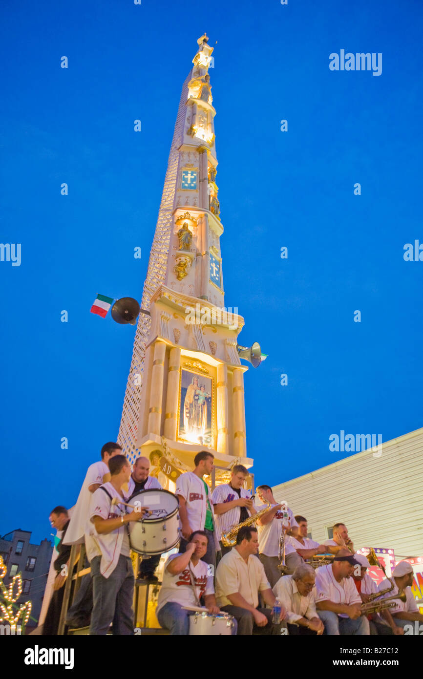 Festa Del Giglio Williamsburg Brooklyn New York City Stock Photo Alamy