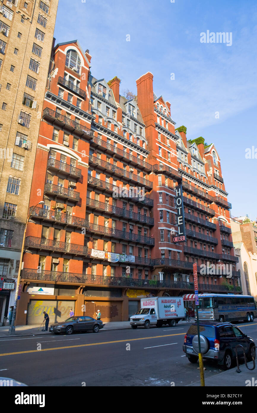 Famed Chelsea Hotel New York City USA Stock Photo