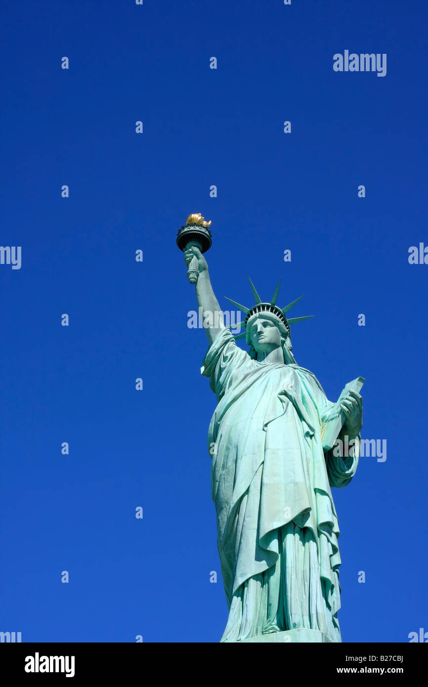 Close up view on the Statue of Liberty - New York City, USA Stock Photo
