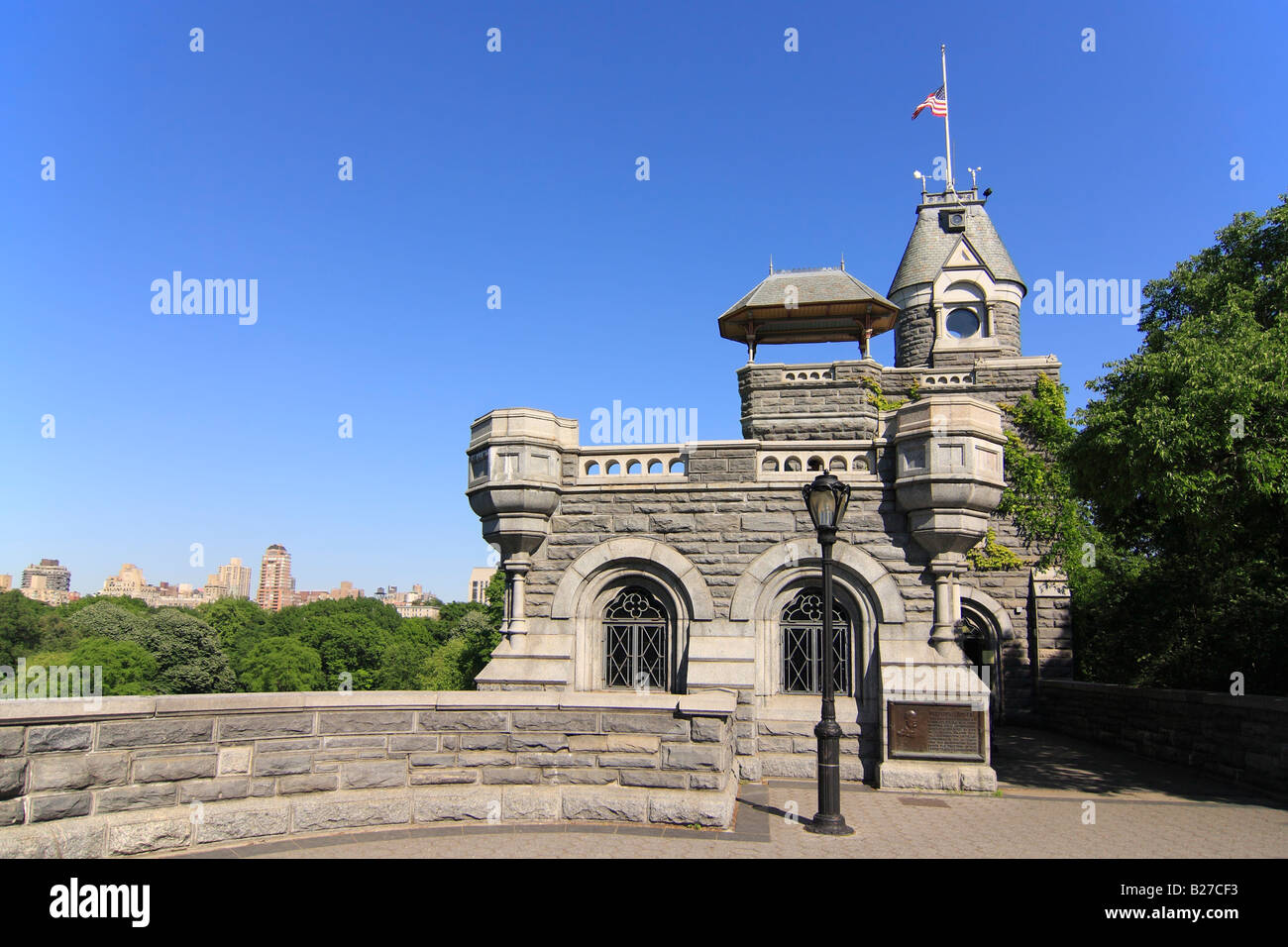 Belvedere Castle in Central Park - New York City, USA Stock Photo