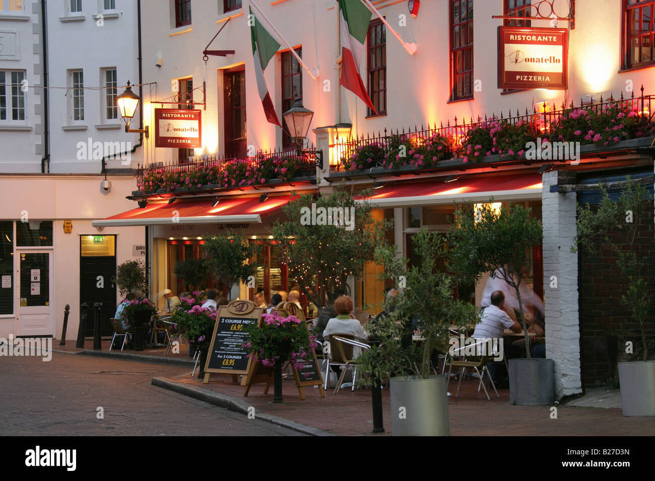 City of Brighton and Hove England. Donatello Restaurant is one of