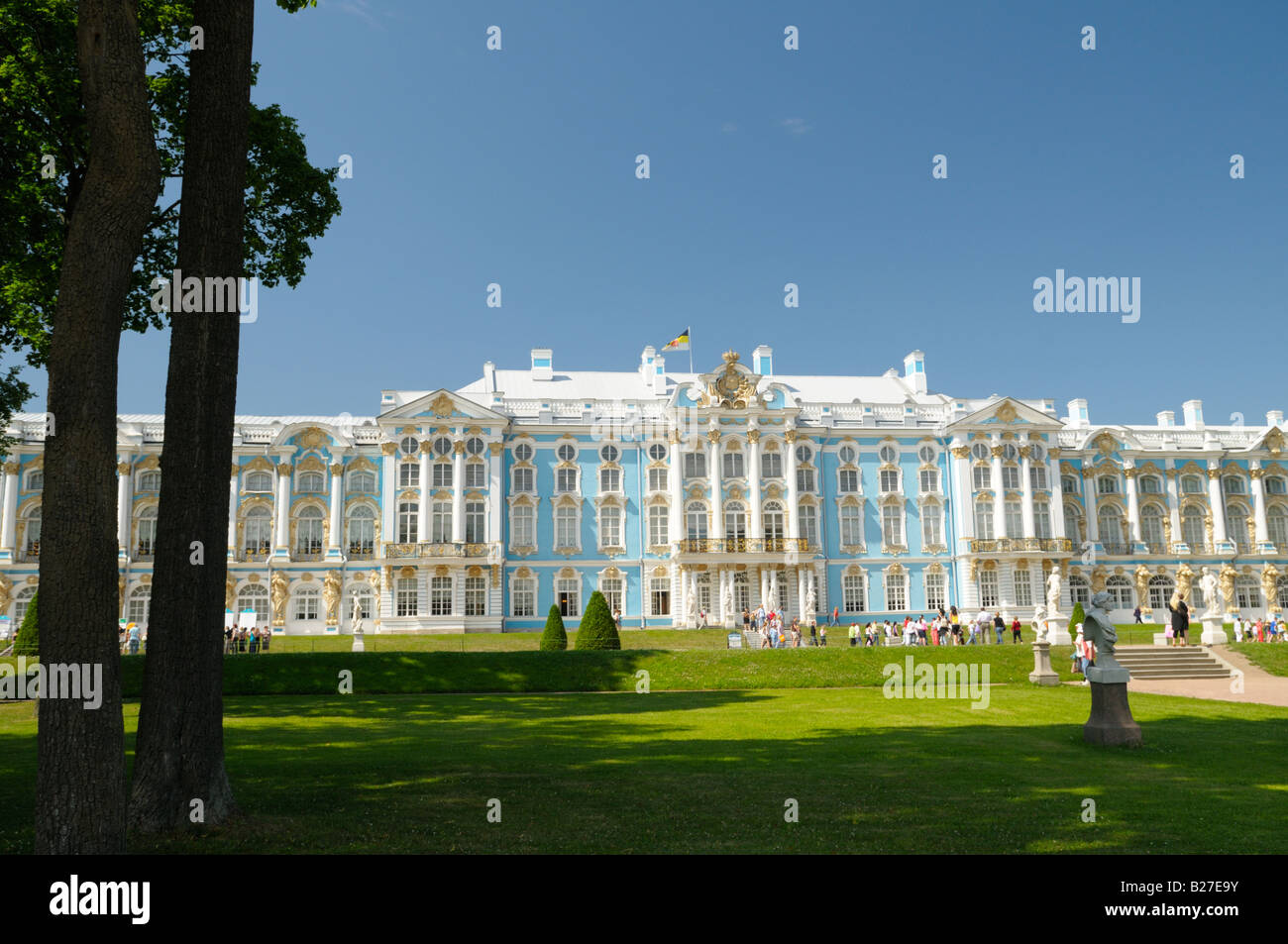 Catherine Palace, Tsarskoe Selo (Pushkin), Russia Stock Photo