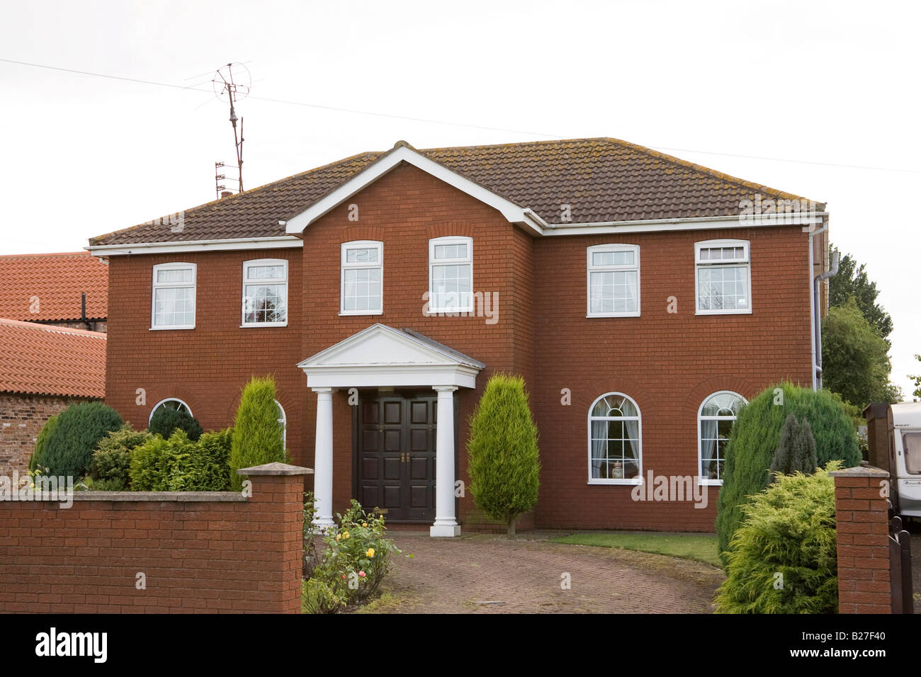 large upmarket house in Lincolnshire, UK Stock Photo
