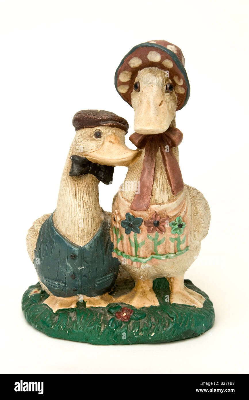 ornamental ducks Stock Photo
