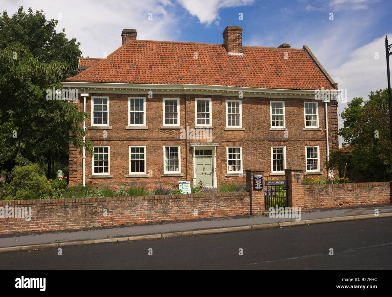 The rectory home of John and Charles Wesley in Epworth, North Lincolnshire, UK,  built in 1709 Stock Photo