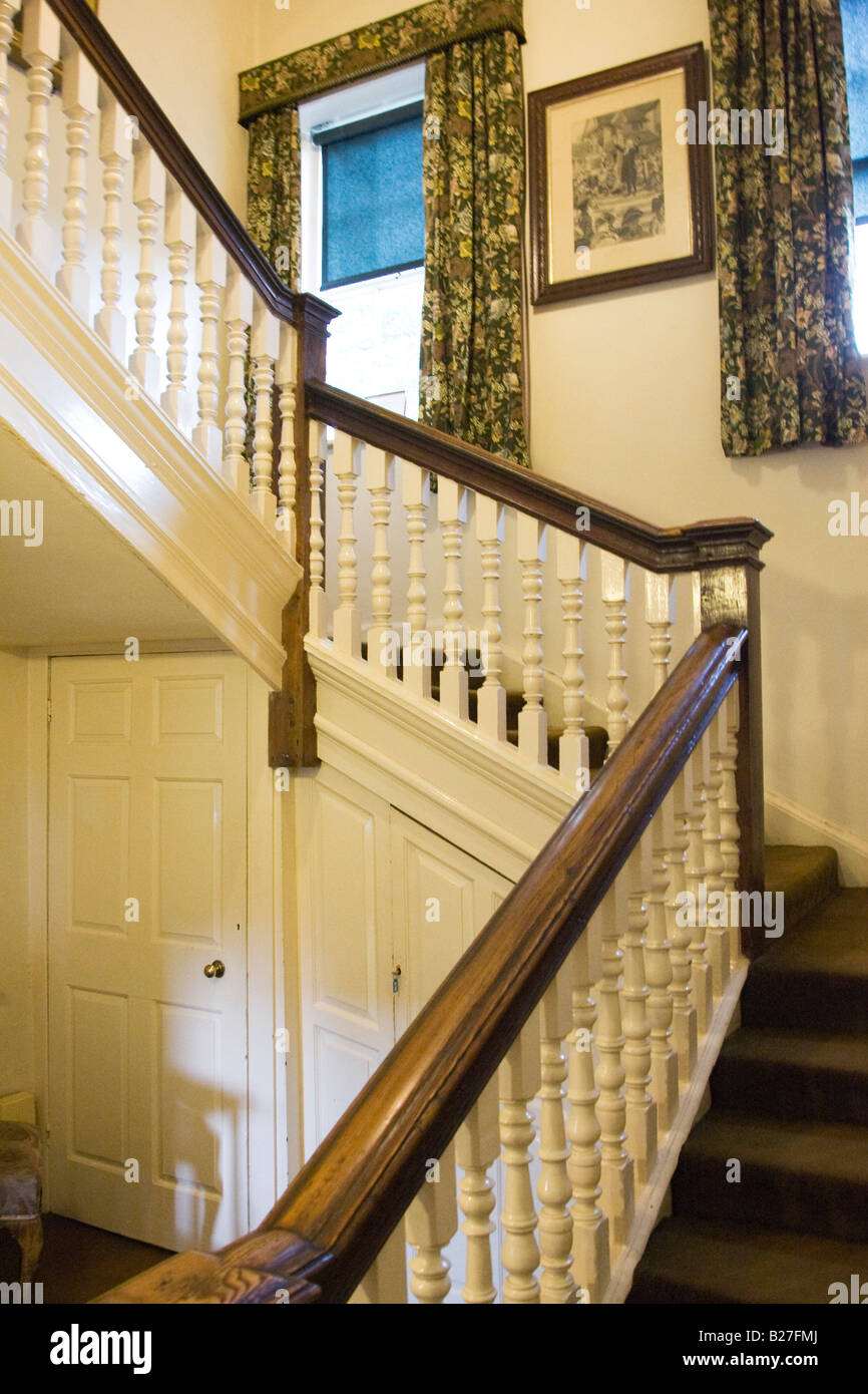 Inside The Old Rectory in Epworth, UK, home of the Wesley family Stock Photo