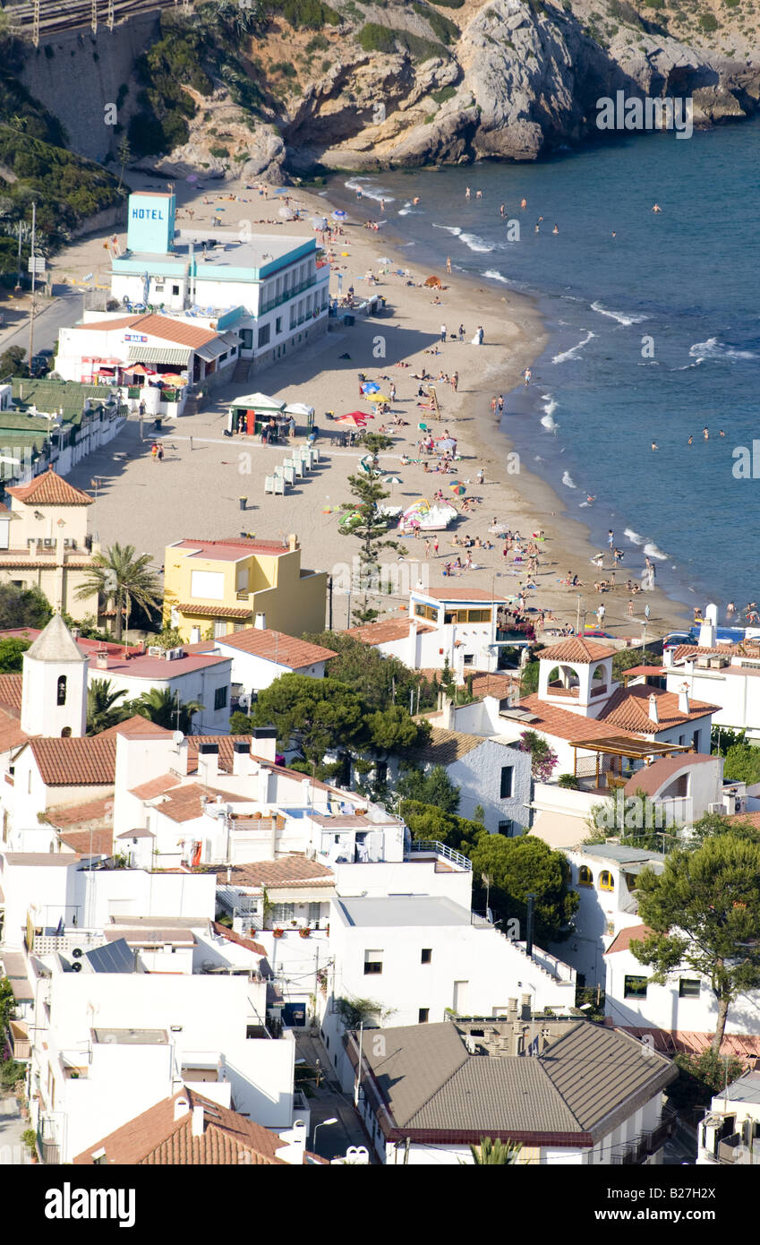 Garraf village in summer Stock Photo