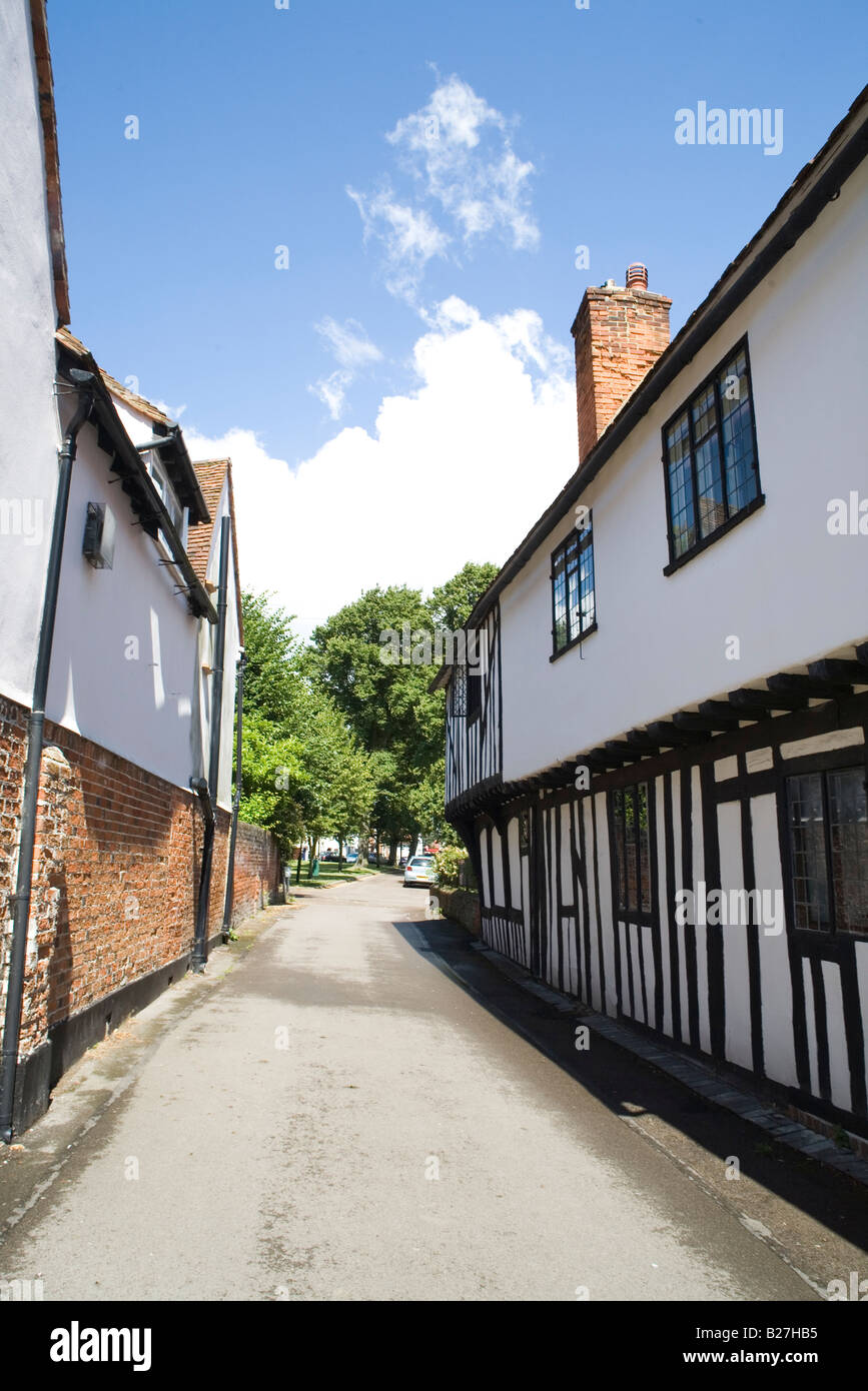 The old houses in Church Place Writtle Stock Photo Alamy
