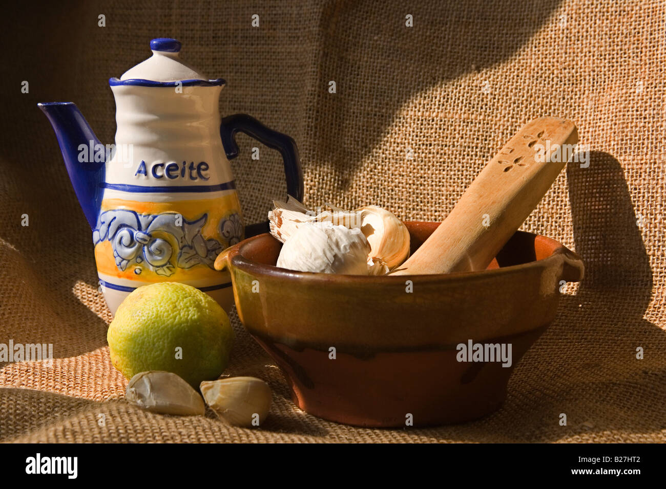 Mayonnaise Ingredients Stock Photo