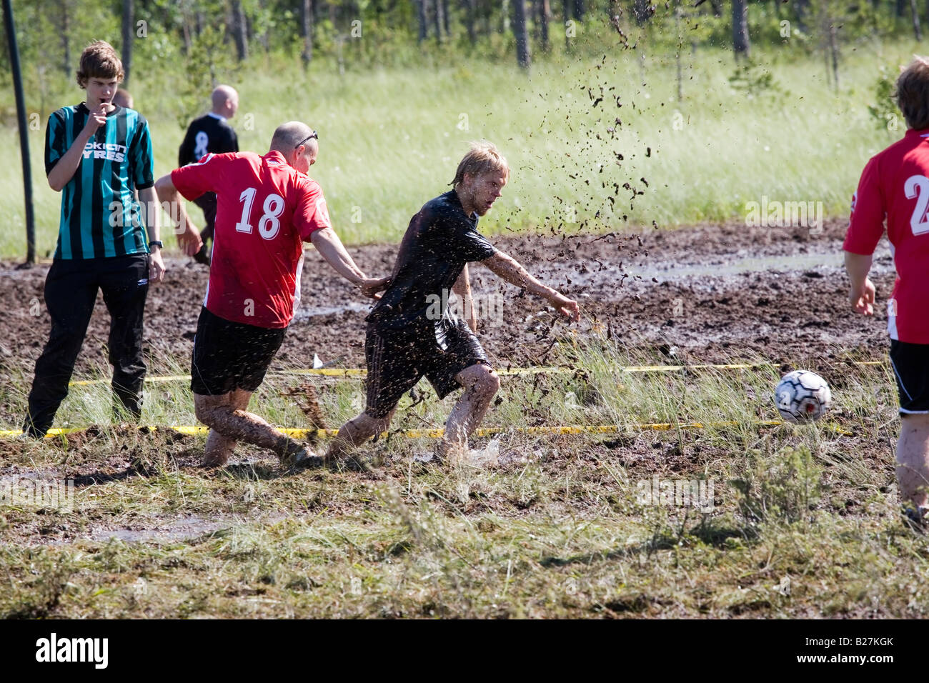 Swamp Soccer World Championship tournament Hyrynsalmi Finland Europe