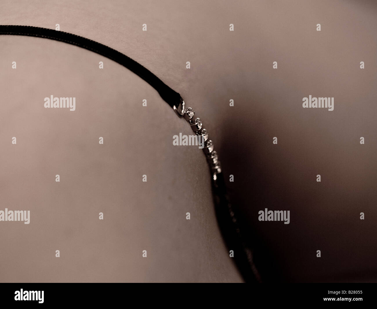 Close-up view of woman's body. Stock Photo