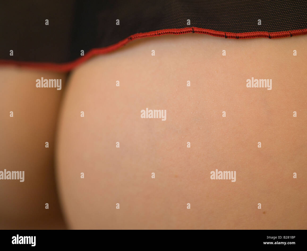 Close-up view of woman's body. Stock Photo