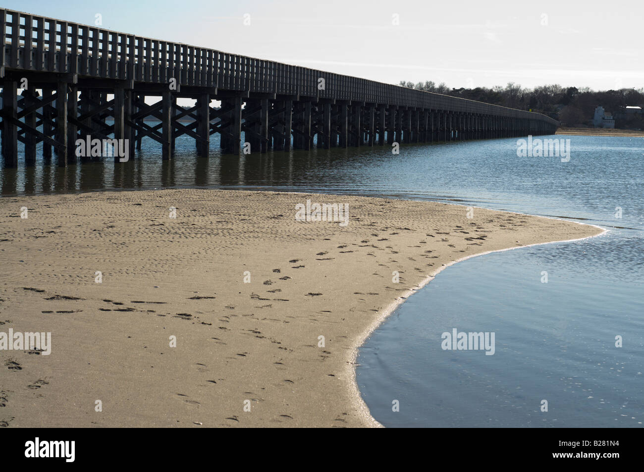 Powder point bridge in Duxbury Ma Stock Photo Alamy