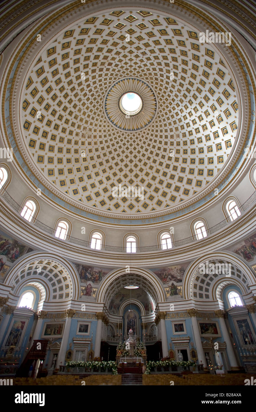Mosta Dome or Rotunda Malta Stock Photo - Alamy