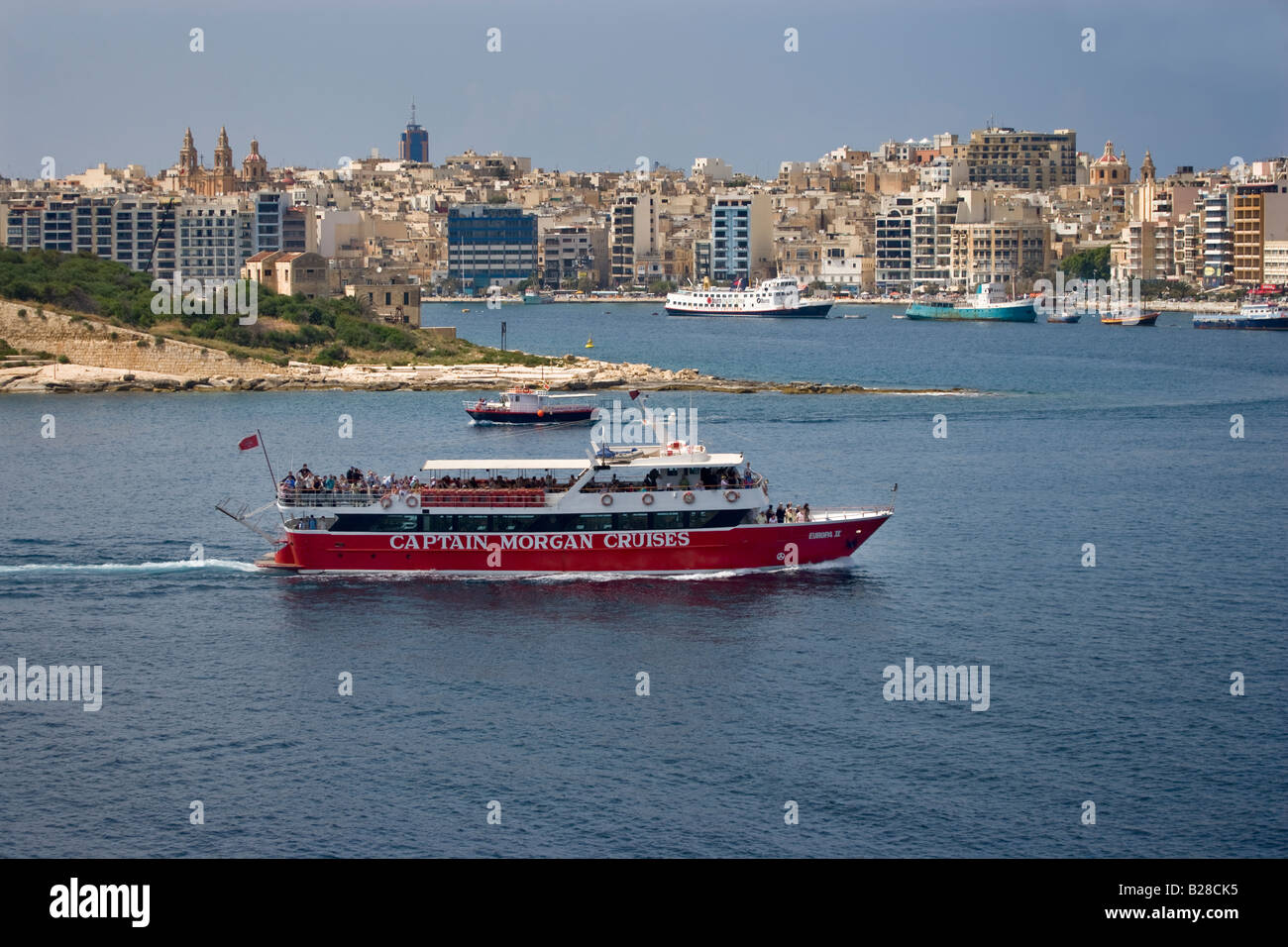 Captain Morgan Cruises Valletta Malta Stock Photo - Alamy