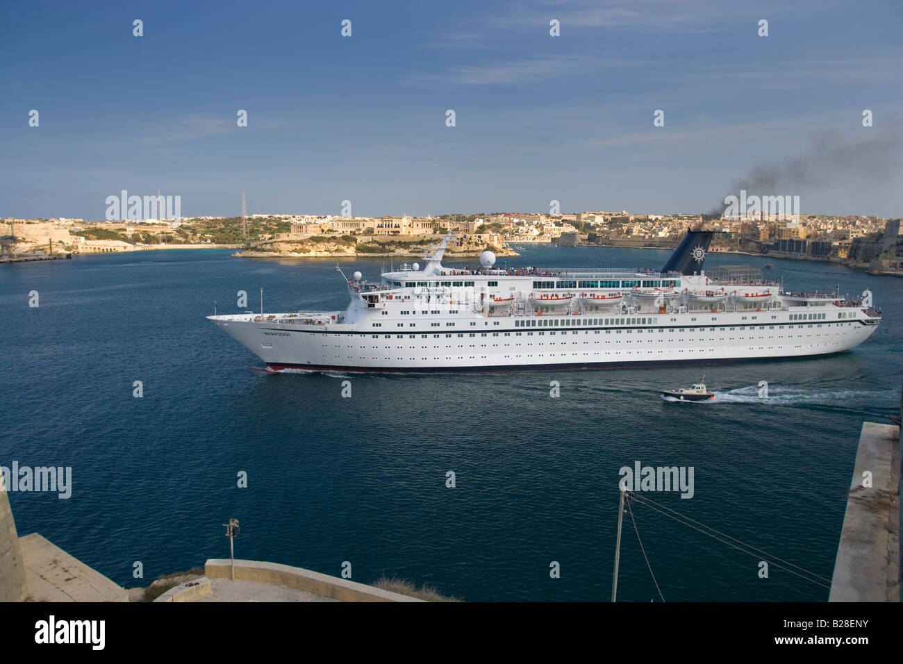 Cruise Ship Valletta Malta Stock Photo Alamy Cruise Ship Valletta Malta Stock Photo Alamy