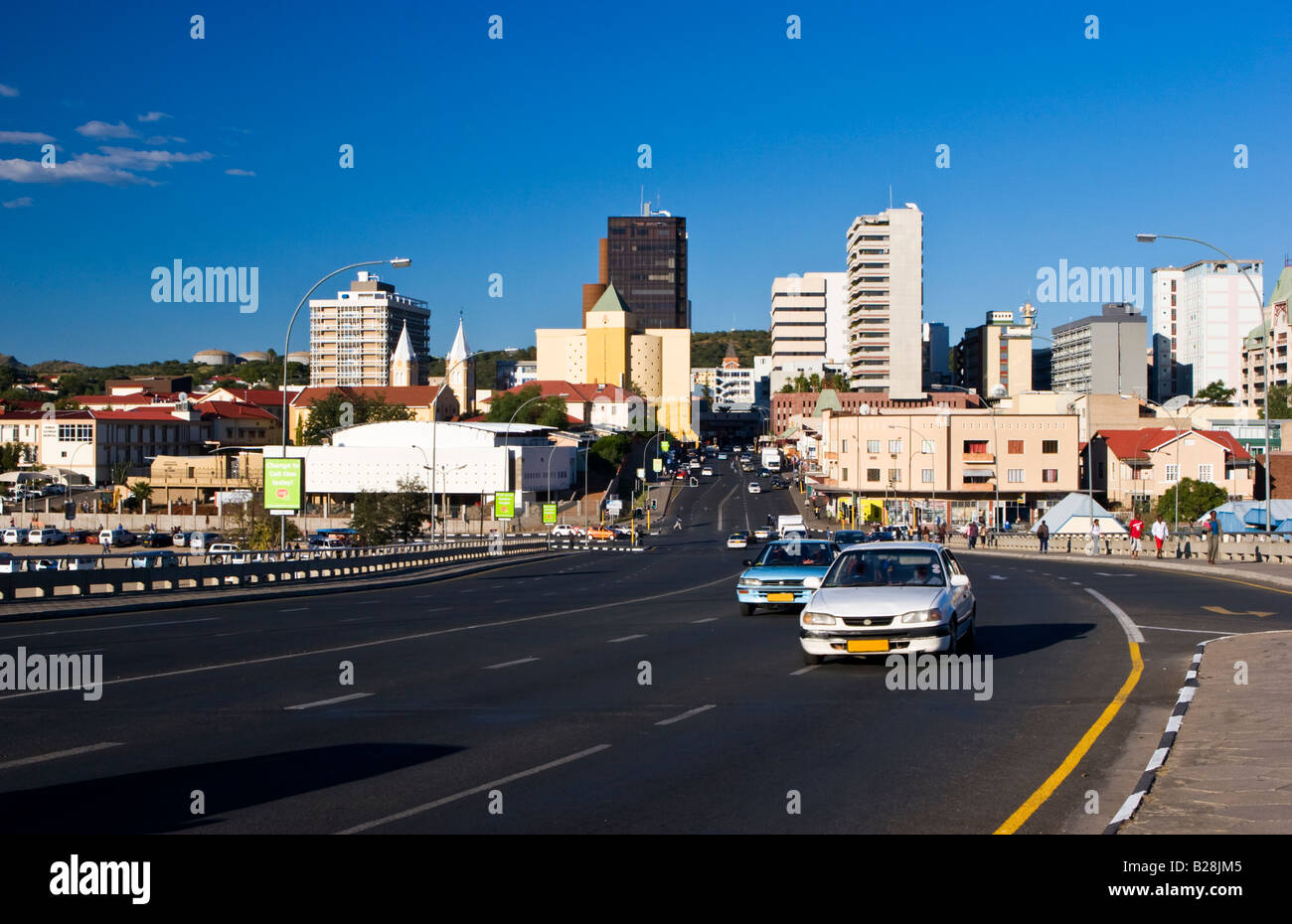 Downtown Windhoek, Namibia Stock Photo Alamy