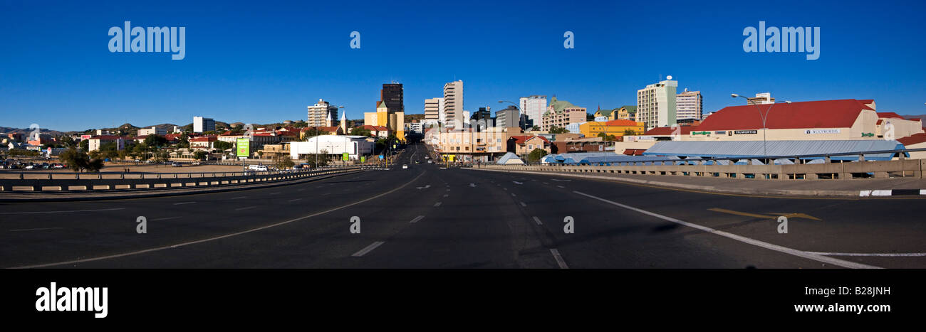 Downtown Windhoek, Namibia Stock Photo