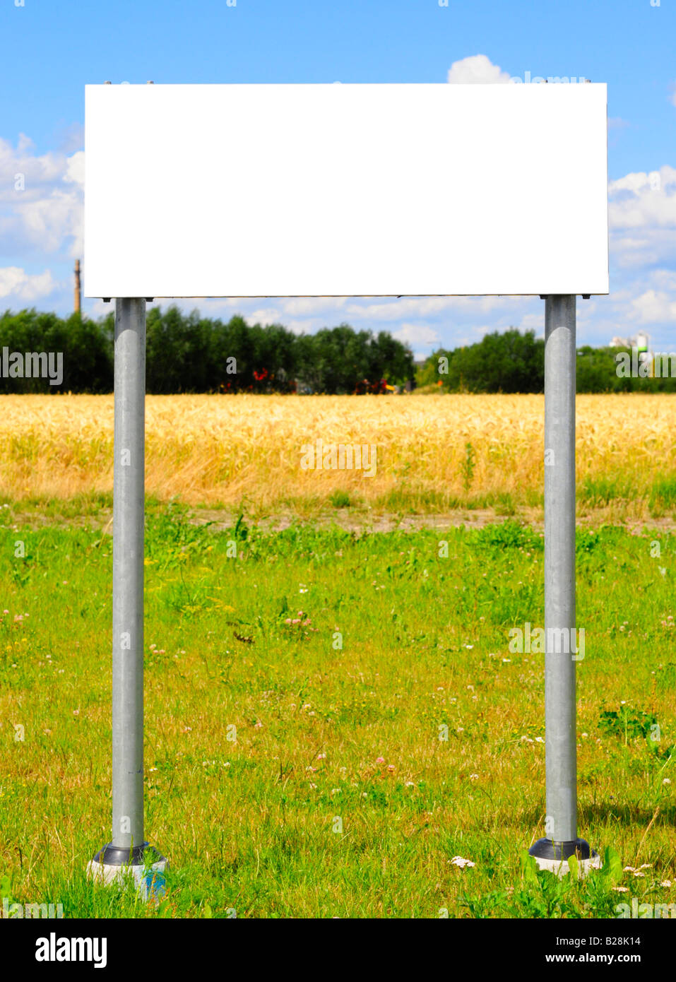 Open Sign Nature information sign with nature background Stock Photo - Alamy