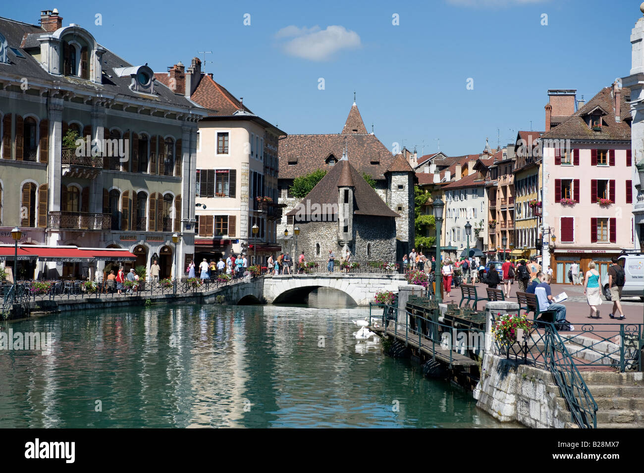medieval annecy haute savoie french alps Stock Photo - Alamy