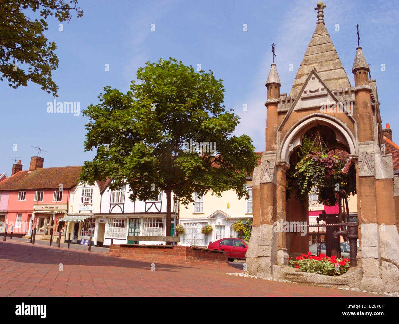 The Pump Local Shops and Architecture Market Hill Woodbridge Suffolk