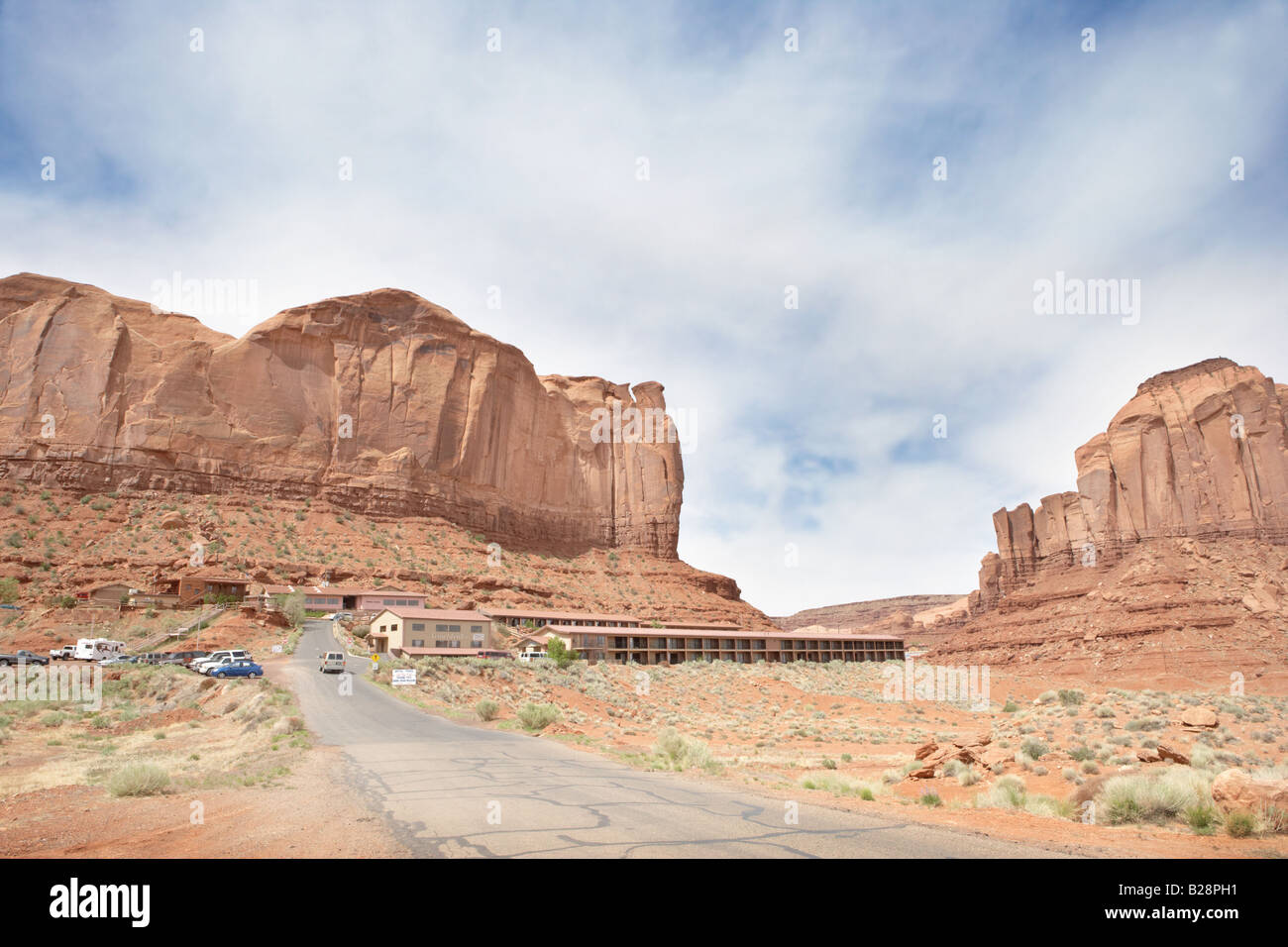 Gouldings Lodge on US163 in Monument Valley Utah USA Stock Photo