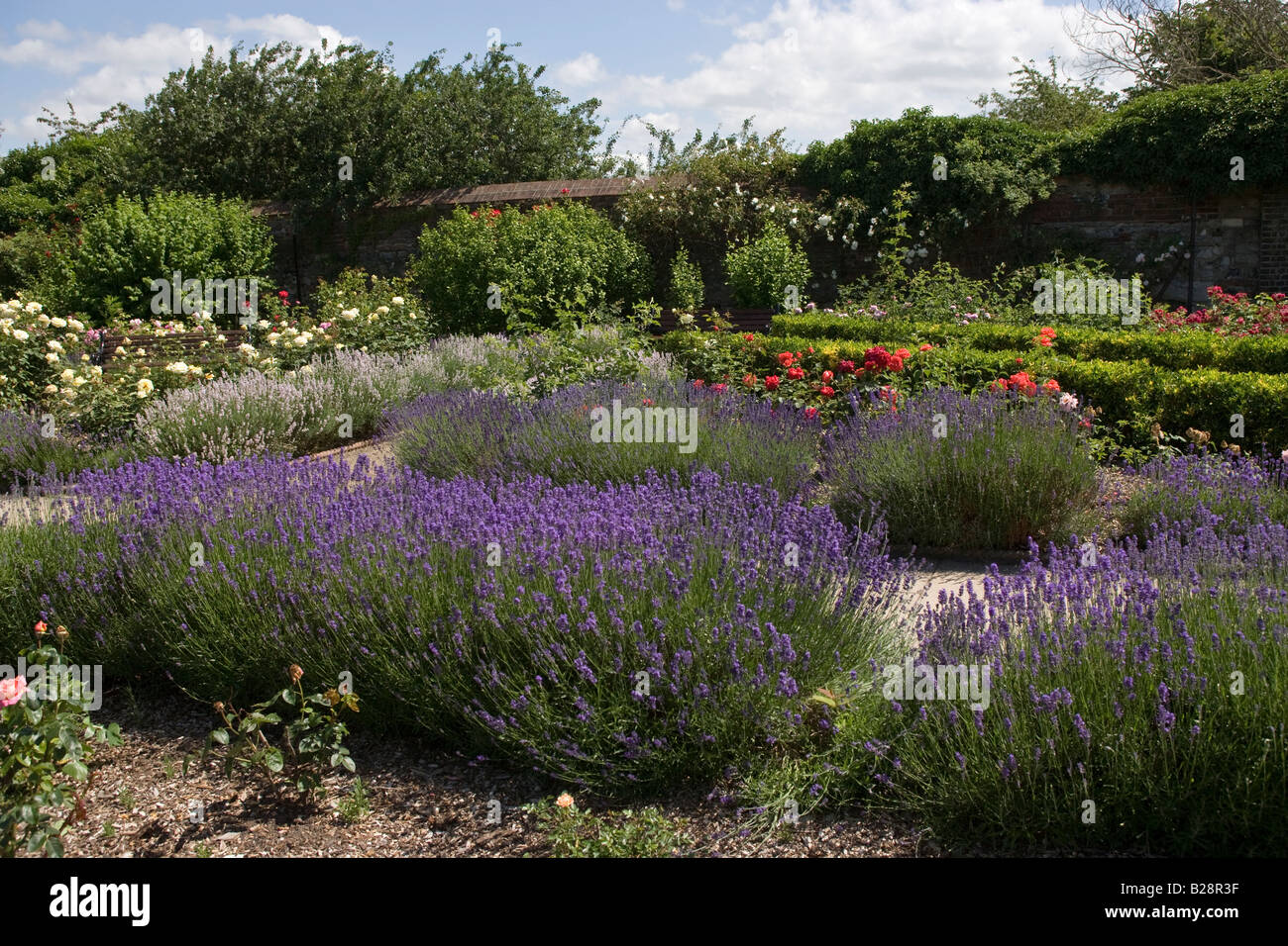 Waltham Abbey Gardens Waltham Abbey Essex Stock Photo