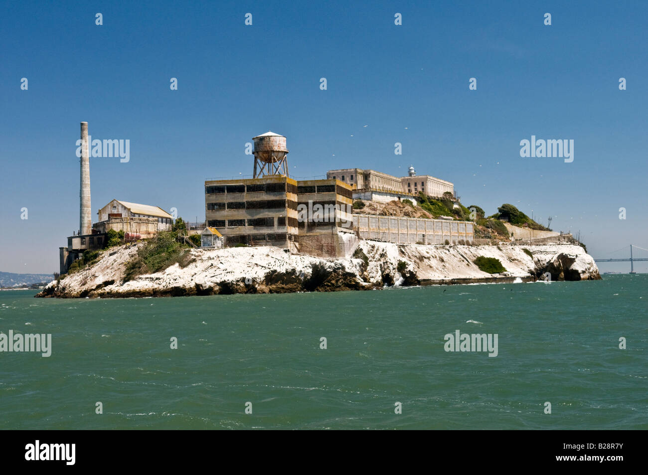 Alcatraz Prison Island now a National Park in San Fancisco USA Stock Photo