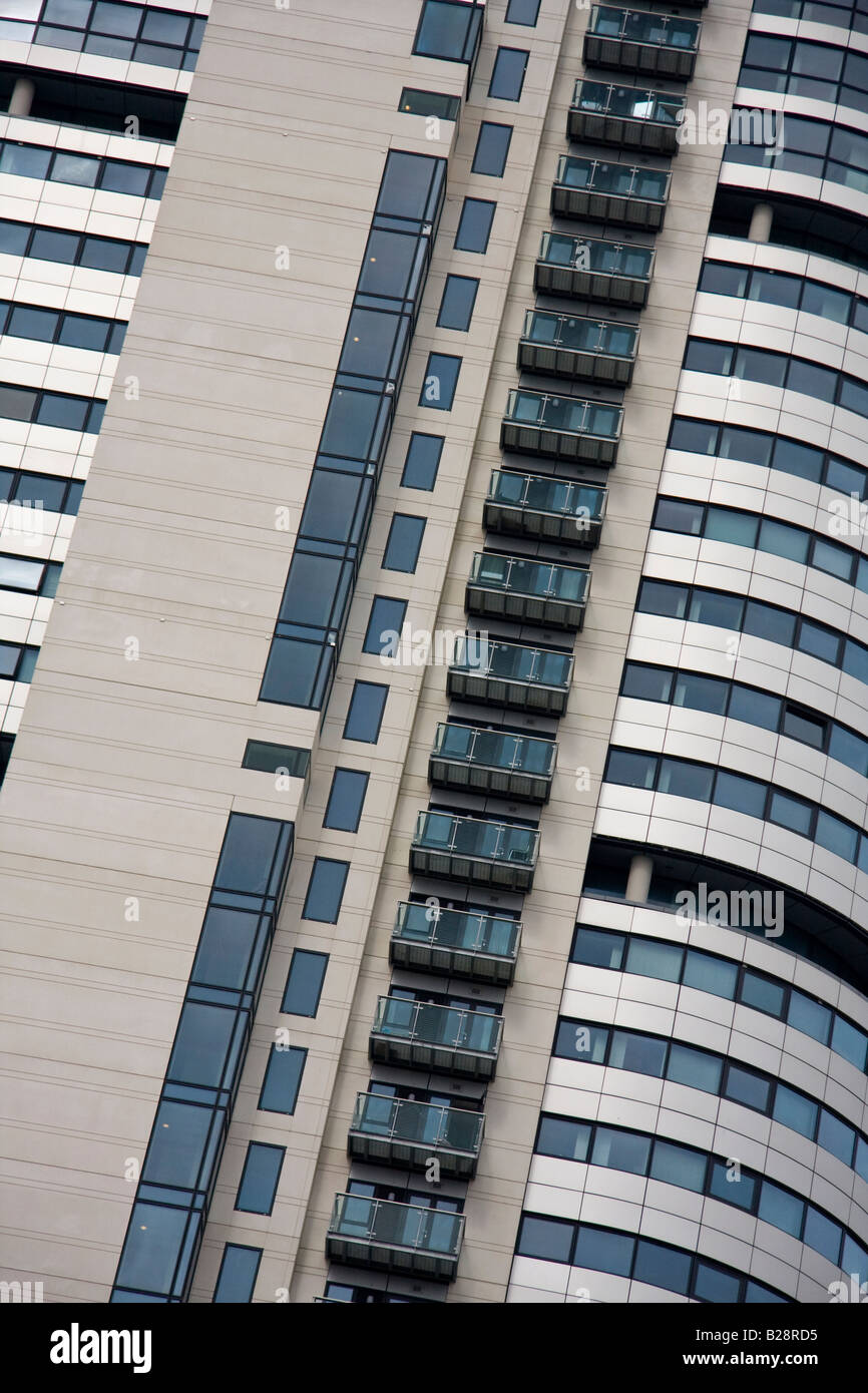 Bridgewater Place, Apartments and Offices, Leeds, Yorkshire Stock Photo