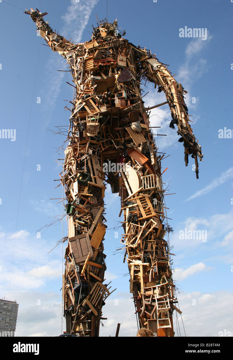 Anthony Gormley's 25-metre high Waste Man from The Margate Exodus film ...