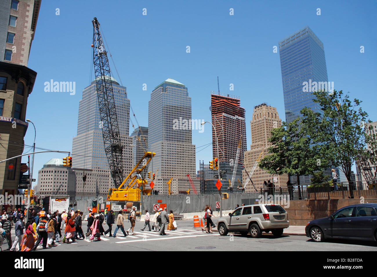 Ground Zero construction site - New York City, USA Stock Photo - Alamy