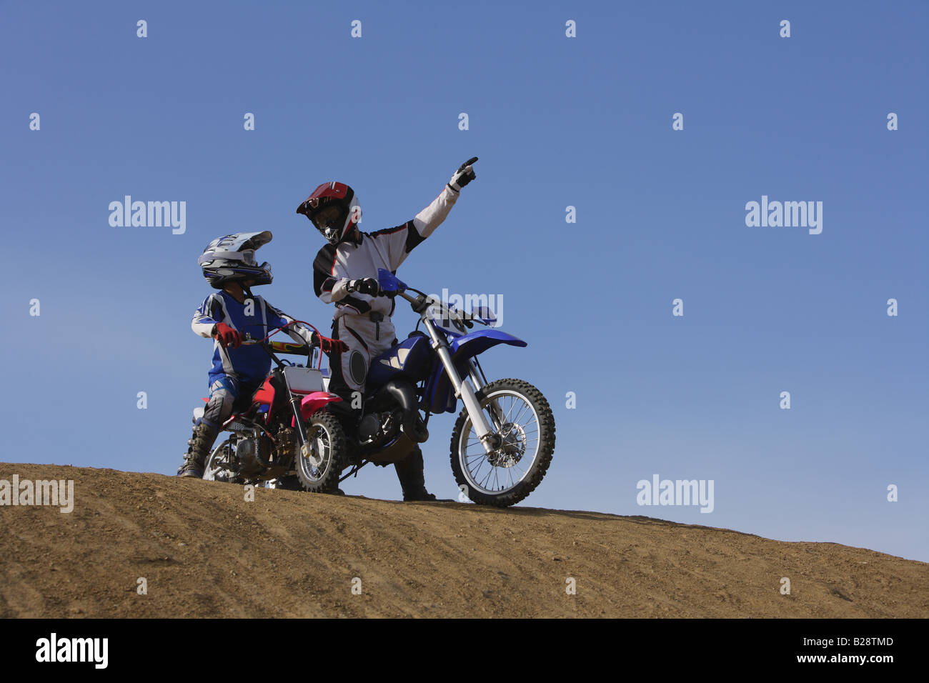 father and son motocross