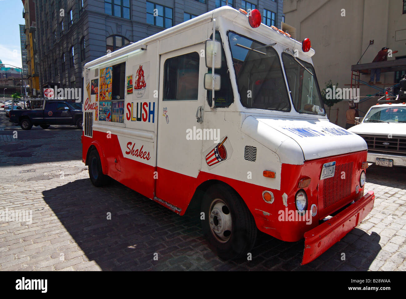 Ice cream truck in Brooklyn New York City, USA Stock Photo Alamy