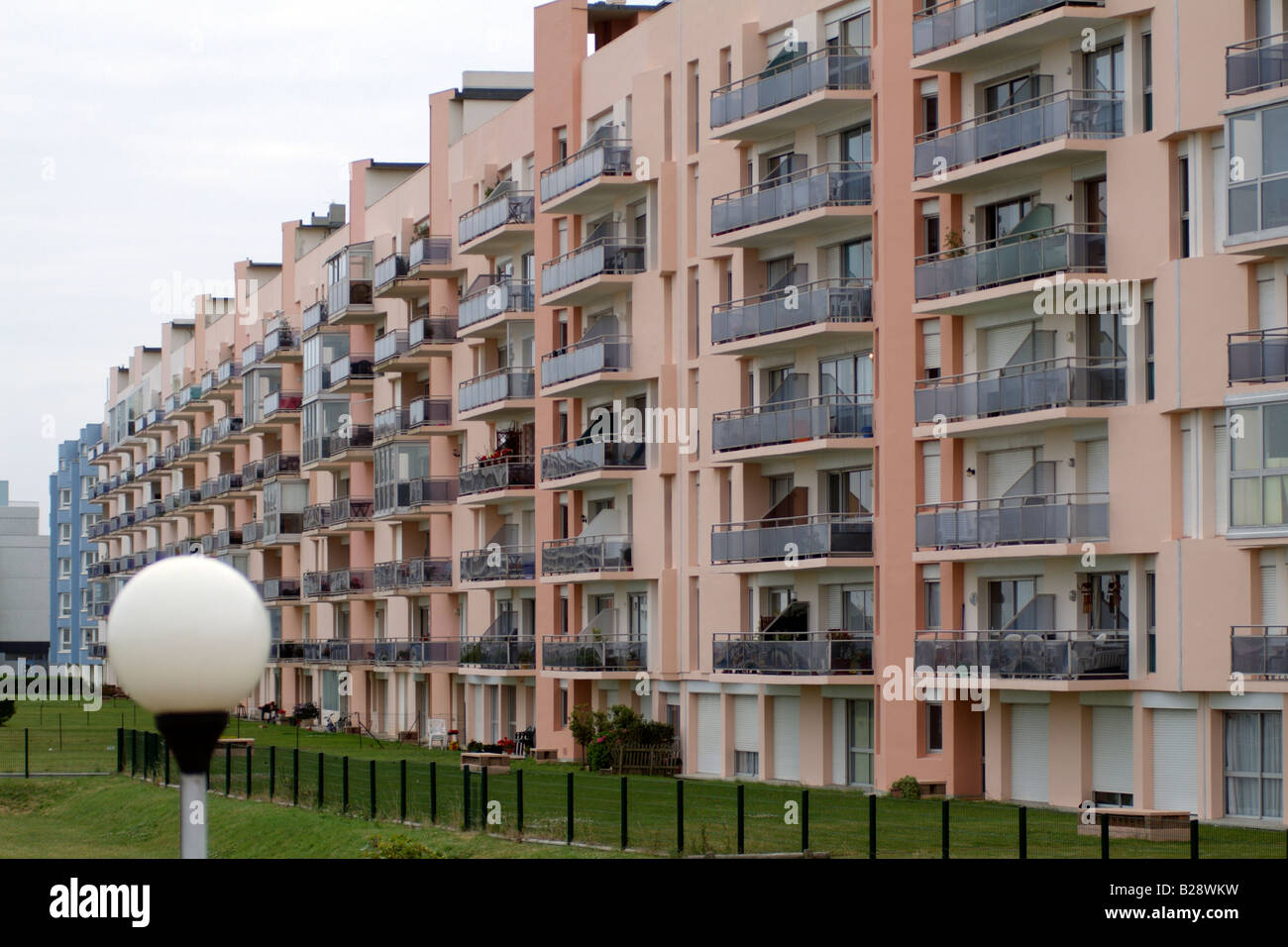 Block Of Flats And Apartments In Calais France Europe Stock Photo Alamy